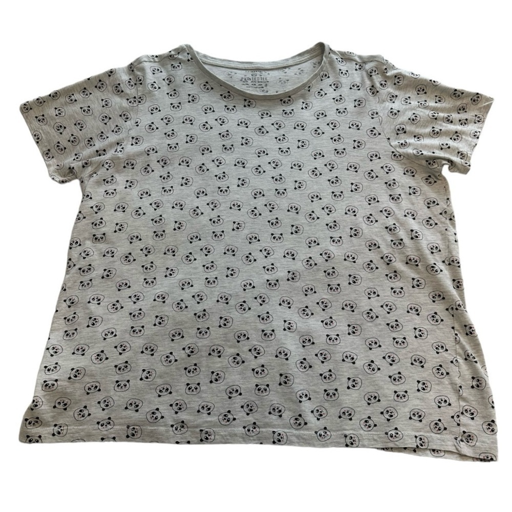 Primark Panda Print T-Shirt - Size XXL